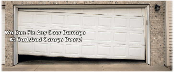 Garage Door Off Track In Carlsbad